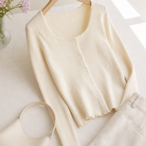 Hana Button Knit Vest